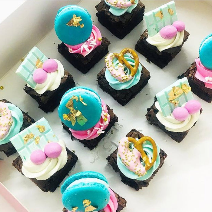 GLITTER BOMB BROWNIES