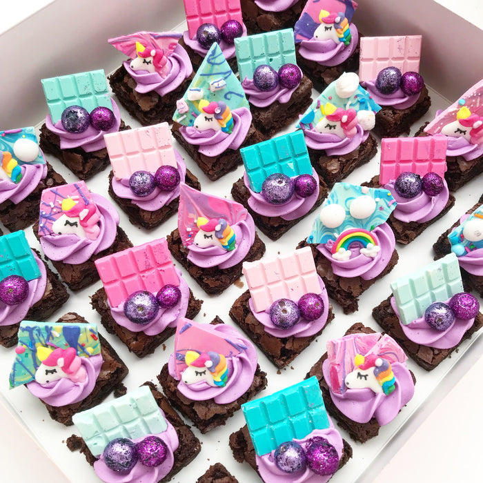 GLITTER BOMB BROWNIES